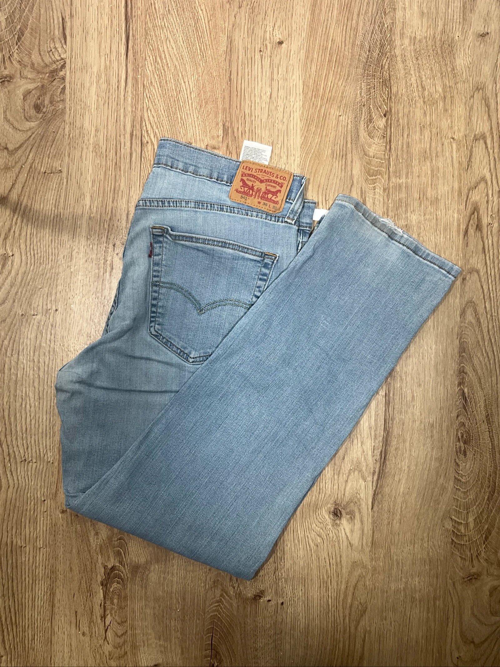 Jean Levi's 541 W36 L32 Vintage Bleu Clair Délavé lvh 182 